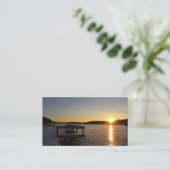 Bevroren reflectie visitekaartje (Staand voorkant)