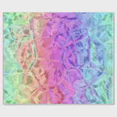Bevroren regenboogkristal: cadeaupapier (Vlak)