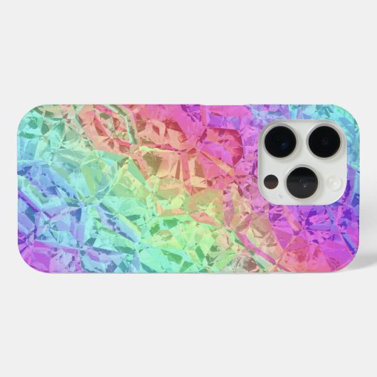 Bevroren regenboogkristal: Case-Mate iPhone case (Achterkant (horizontaal))