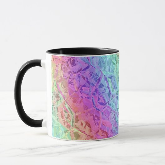 bevroren regenboogkristal : mok (Links)