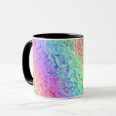 bevroren regenboogkristal : mok (Voorkant links)