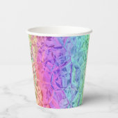 Bevroren regenboogkristal: papieren bekers (Achterkant)