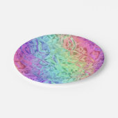 Bevroren regenboogkristal: papieren bordje (Gekanteld)