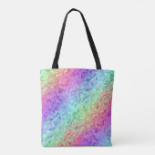 Bevroren regenboogkristal: tote bag (Achterkant)
