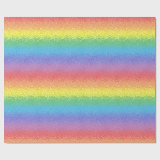 Bevroren regenboogverlooppapier cadeaupapier (Vlak)