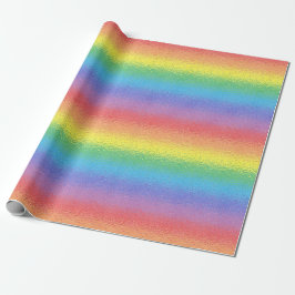 Bevroren regenboogverlooppapier cadeaupapier