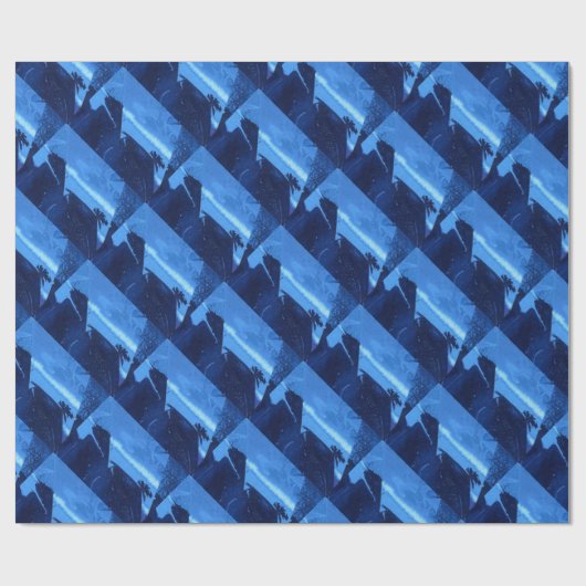 "Bevroren Ridge #2" Abstract ontwerpverlooppapier Cadeaupapier (Vlak)