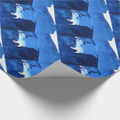 "Bevroren Ridge #3" Abstract design-omslagpapier Cadeaupapier (Hoek)