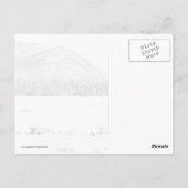 Bevroren rivier briefkaart (Achterkant)
