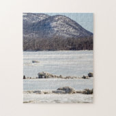 Bevroren rivier legpuzzel (Verticaal)