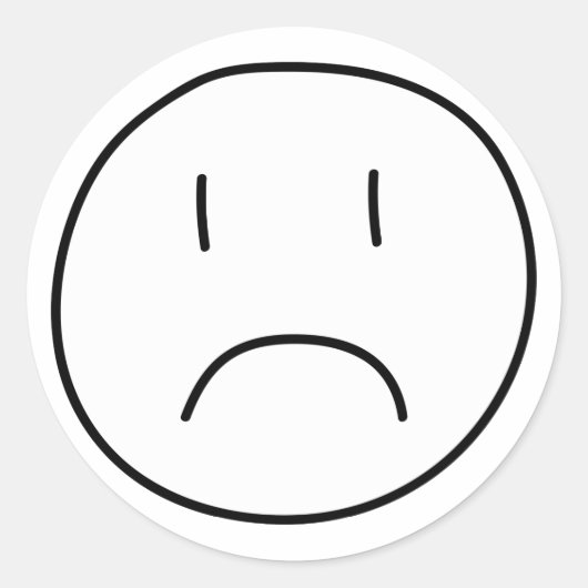 Bevroren Ronde Sticker (Voorkant)