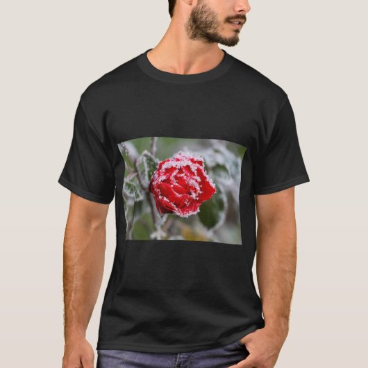 Bevroren Roos Vorst Schoonheid T-shirt (Voorkant)