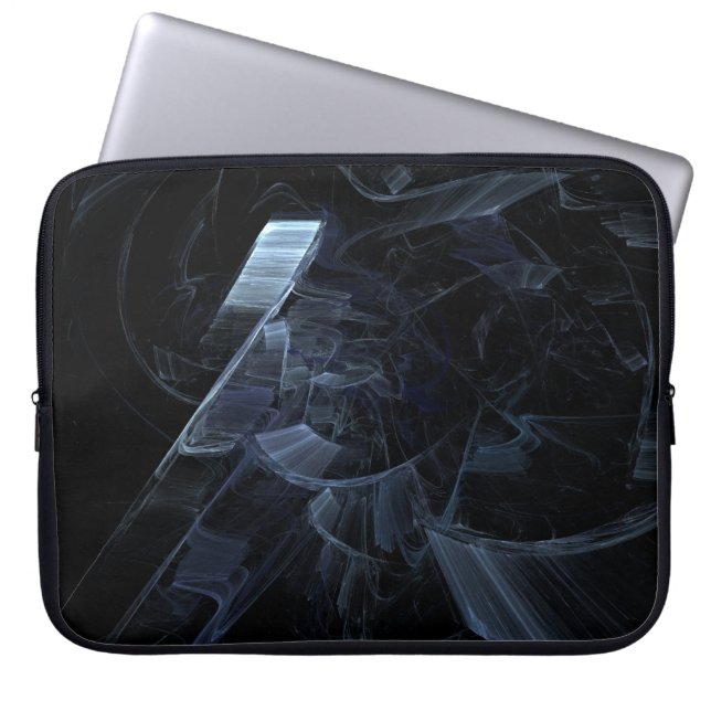 Bevroren ruimte laptop sleeve (Voorkant)
