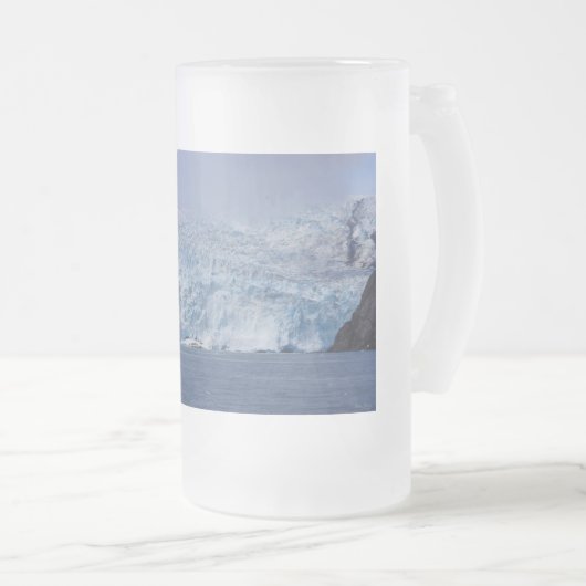 Bevroren schoonheid matglas bierpul (Voorkant rechts)