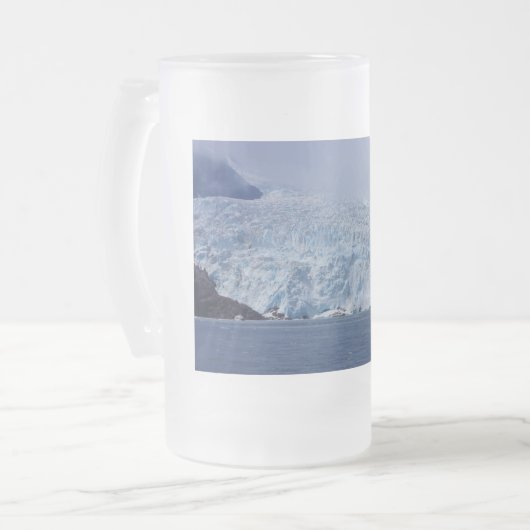 Bevroren schoonheid matglas bierpul (Voorkant links)