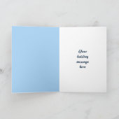 Bevroren Schoonheid Sneeuwkoningin in Winter Wonde Feestdagen Kaart (Binnen)