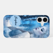 Bevroren Schoonheid Sneeuwkoningin in Winter Wonde iPhone 16 Hoesje (Achterkant horizontaal)