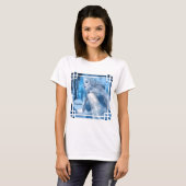 Bevroren Schoonheid Sneeuwkoningin in Winter Wonde T-shirt (Voorkant volledig)