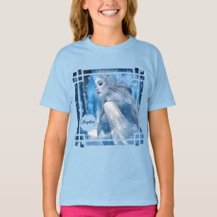Bevroren Schoonheid Sneeuwkoningin in Winter Wonde T-shirt