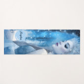 Bevroren Schoonheid Sneeuwkoningin in Winter Wonde Yogamat (Voorkant (horizontaal))