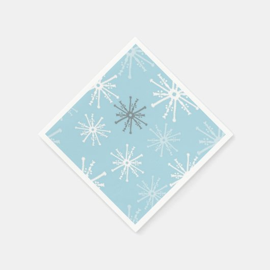 Bevroren servetten en servomeekluiers (Hoek)