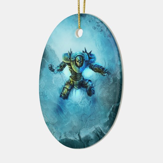 Bevroren sierversiering van Knight Keramisch Ornament (Links)