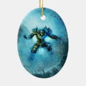 Bevroren sierversiering van Knight Keramisch Ornament (Achterkant)