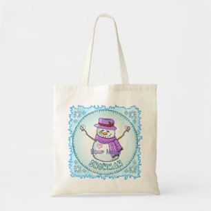 Bevroren Sneeuwman Tote Bag