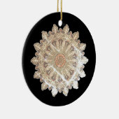 Bevroren Sneeuwvlokken Gleam #6 Keramisch Ornament (Rechts)