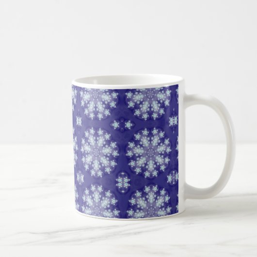 Bevroren sneeuwvlokken koffiemok (Rechts)