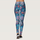 Bevroren sneeuwvlokken leggings (Achterkant)