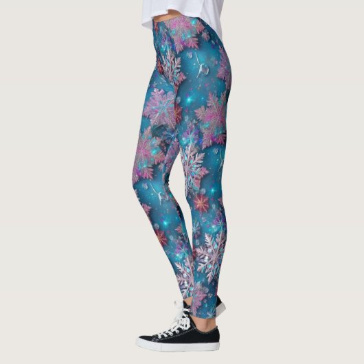 Bevroren sneeuwvlokken leggings (Links)