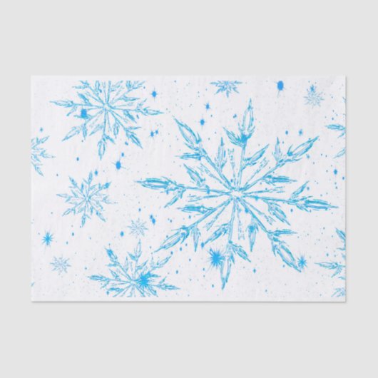 Bevroren sneeuwvlokpapier van ijskristal tissuepapier (Voorkant)