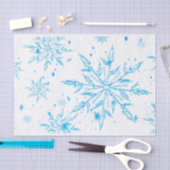 Bevroren sneeuwvlokpapier van ijskristal tissuepapier (Craft)