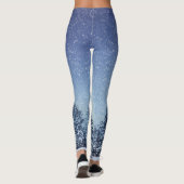 Bevroren sneeuwwinterbos leggings (Achterkant)