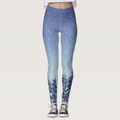 Bevroren sneeuwwinterbos leggings (Voorkant)