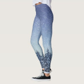 Bevroren sneeuwwinterbos leggings (Links)