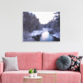 Bevroren Snow Canvas Afdruk (Insitu (Woonkamer))