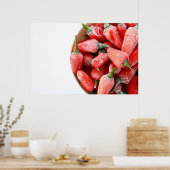 Bevroren Spaanse peper Poster (Keuken)