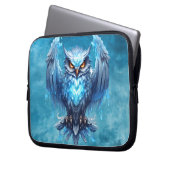 Bevroren Spirit Uil Laptop Sleeve (Voorkant Links)