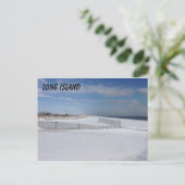 Bevroren strand briefkaart (Staand voorkant)