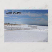 Bevroren strand briefkaart (Voorkant)