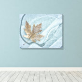 Bevroren tapelleder, bevroren op ijs canvas afdruk (Insitu (Houten vloer))