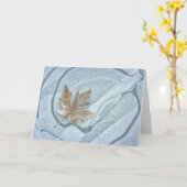 Bevroren tapelleder, bevroren op ijs kaart (Gele Bloem)