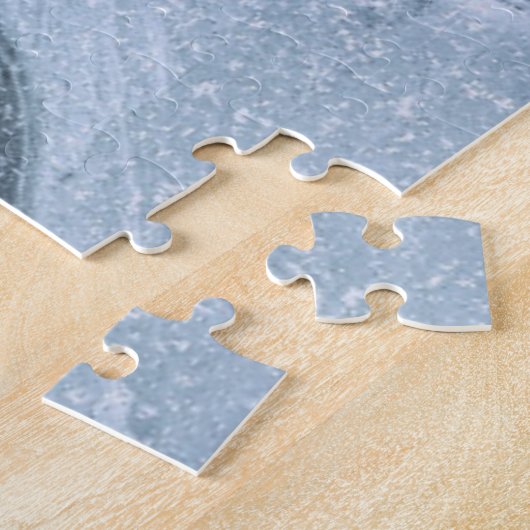 Bevroren tapelleder, bevroren op ijs legpuzzel (Zijkant)