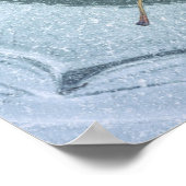 Bevroren tapelleder, bevroren op ijs poster (Hoek)