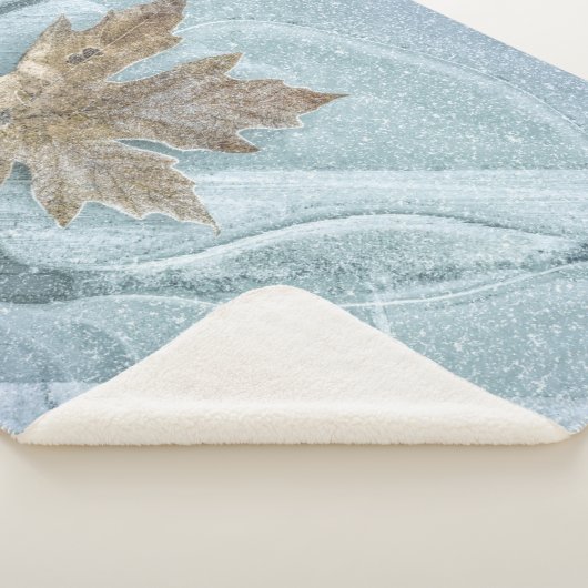 Bevroren tapelleder, bevroren op ijs sherpa deken (3/4)