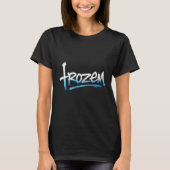 Bevroren tekst T-shirt (Voorkant)