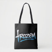 Bevroren tekst T-shirt Tote Bag (Voorkant)