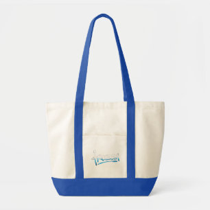 Bevroren Tekst T-shirt Tote Bag